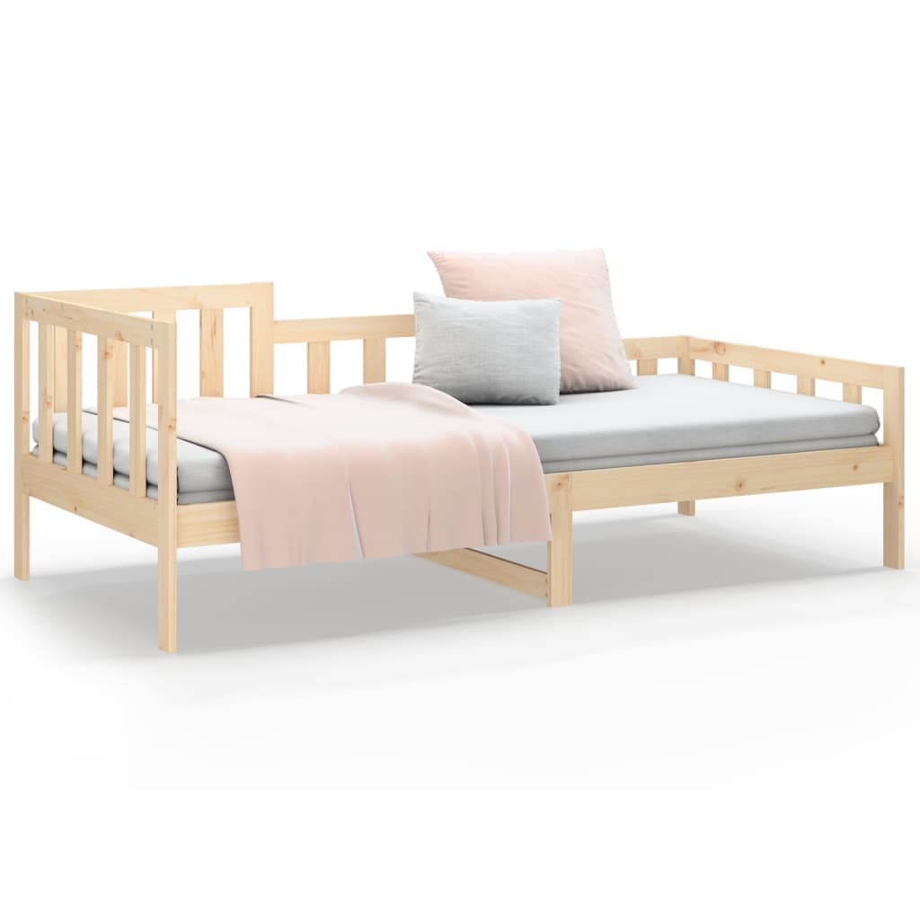 daybed uden madras 80x200 cm massivt fyrretræ