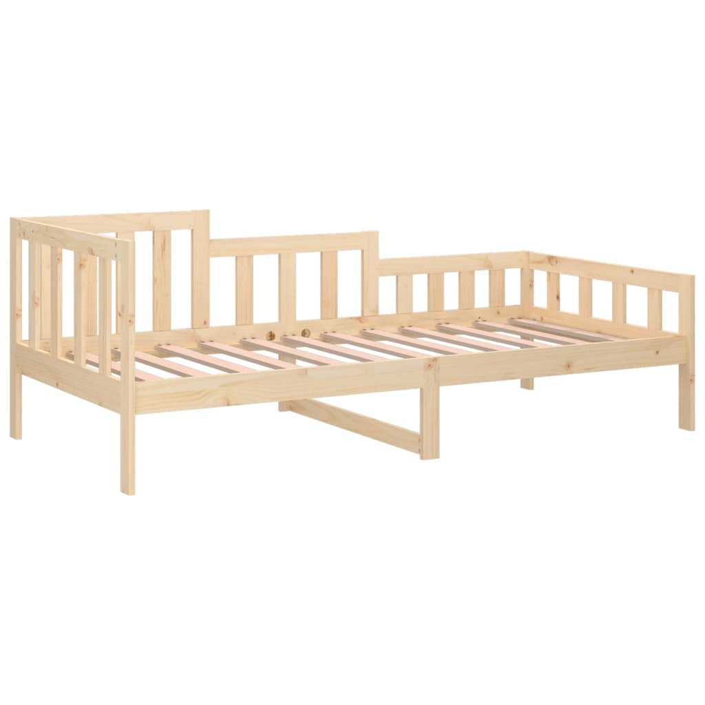 daybed uden madras 80x200 cm massivt fyrretræ