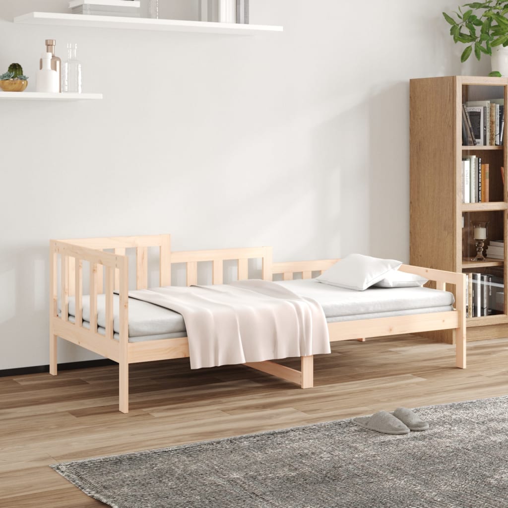 daybed uden madras 80x200 cm massivt fyrretræ