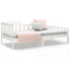 daybed uden madras 80x200 cm massivt fyrretræ hvid
