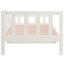 daybed uden madras 90x200 cm massivt fyrretræ hvid