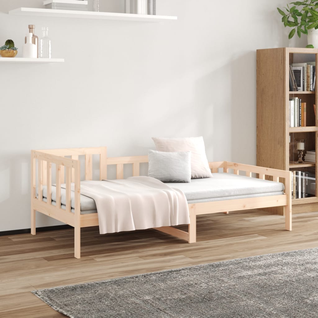 daybed uden madras 90x190 cm massivt fyrretræ