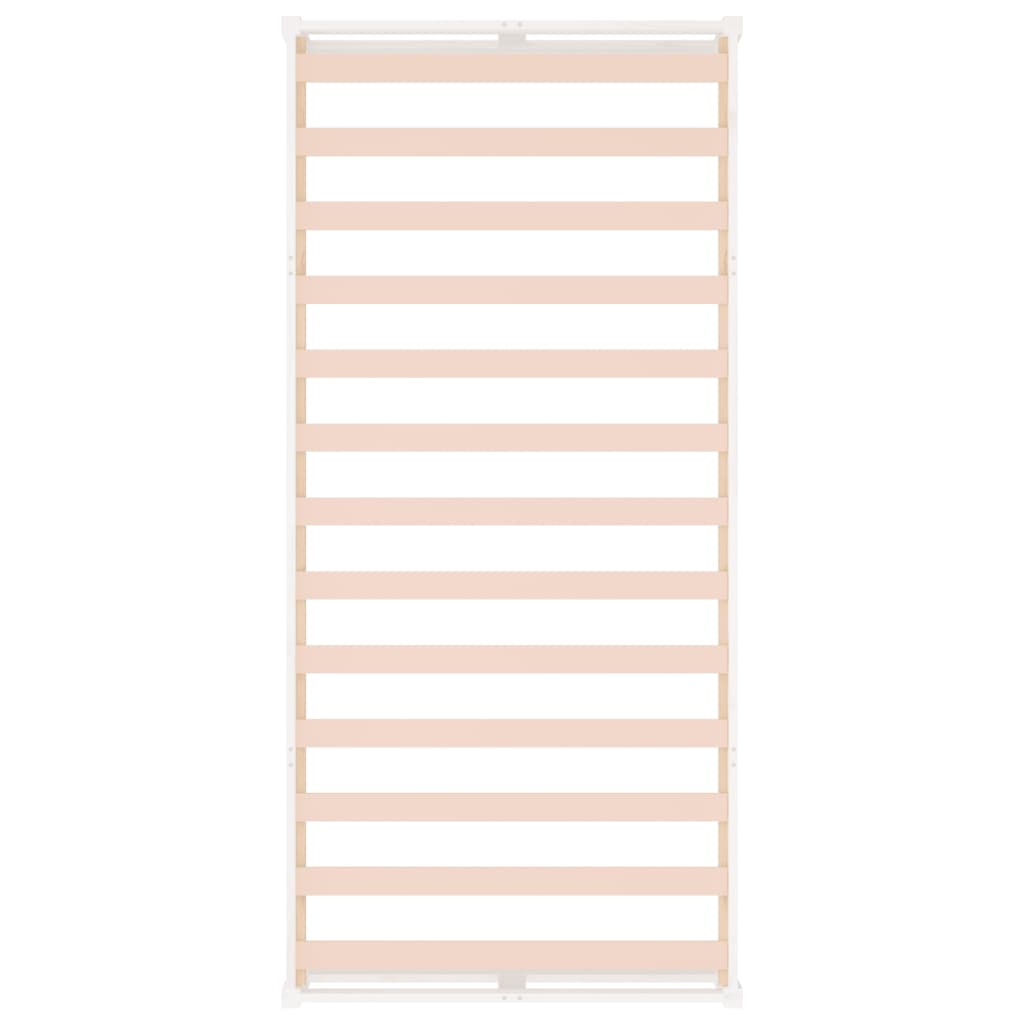 sengeramme 90x200 cm massivt træ hvid