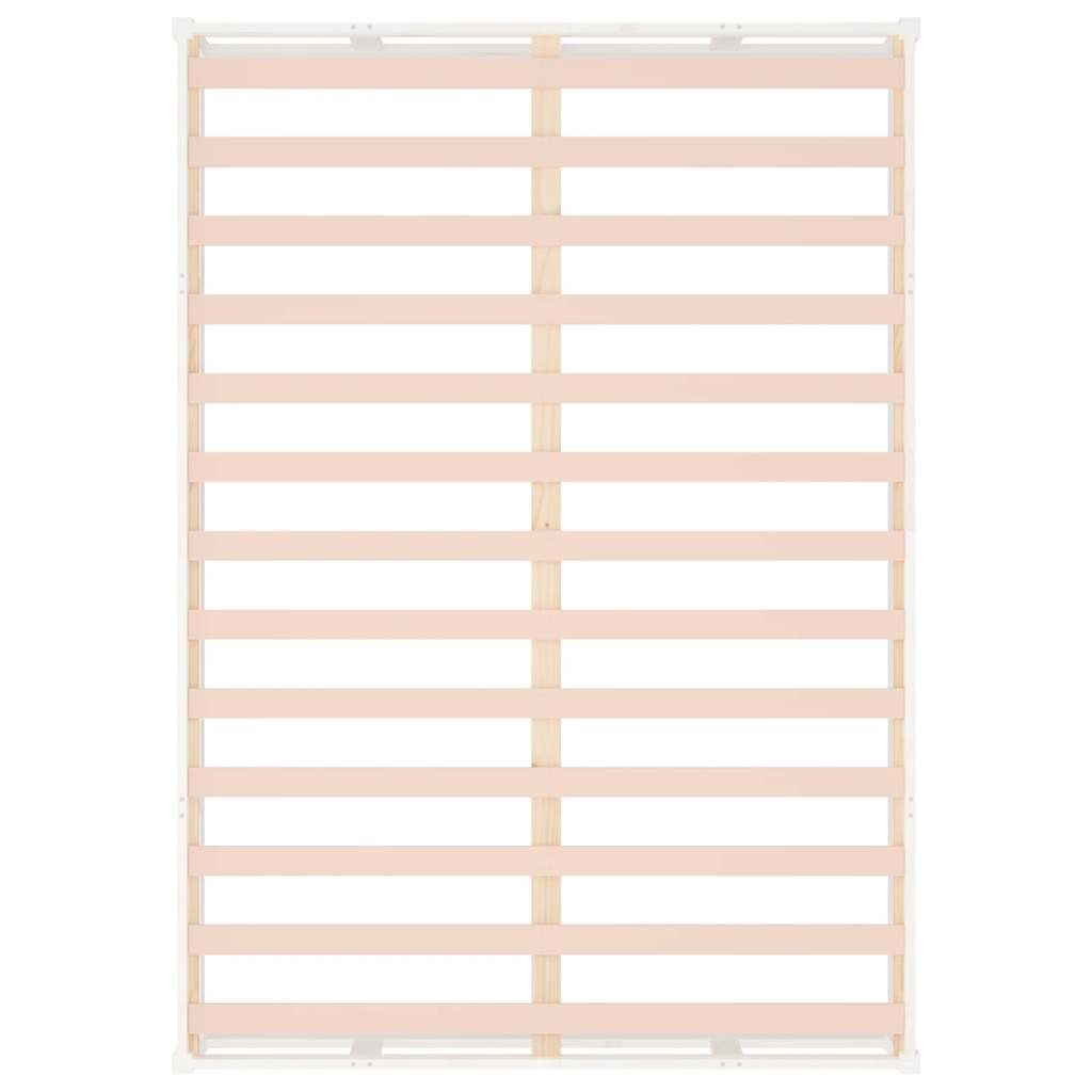 sengeramme 120x200 cm massivt træ hvid