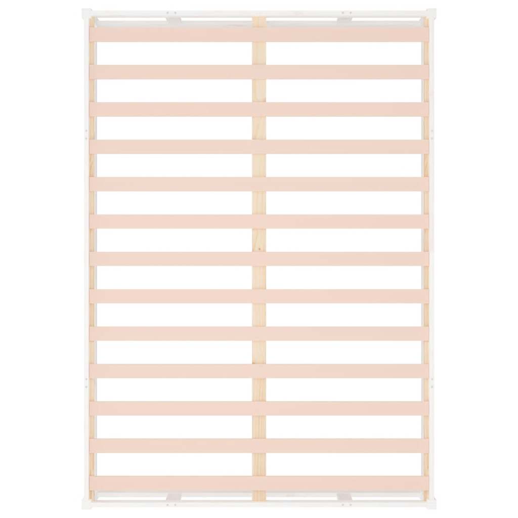 sengeramme 140x200 cm massivt træ hvid