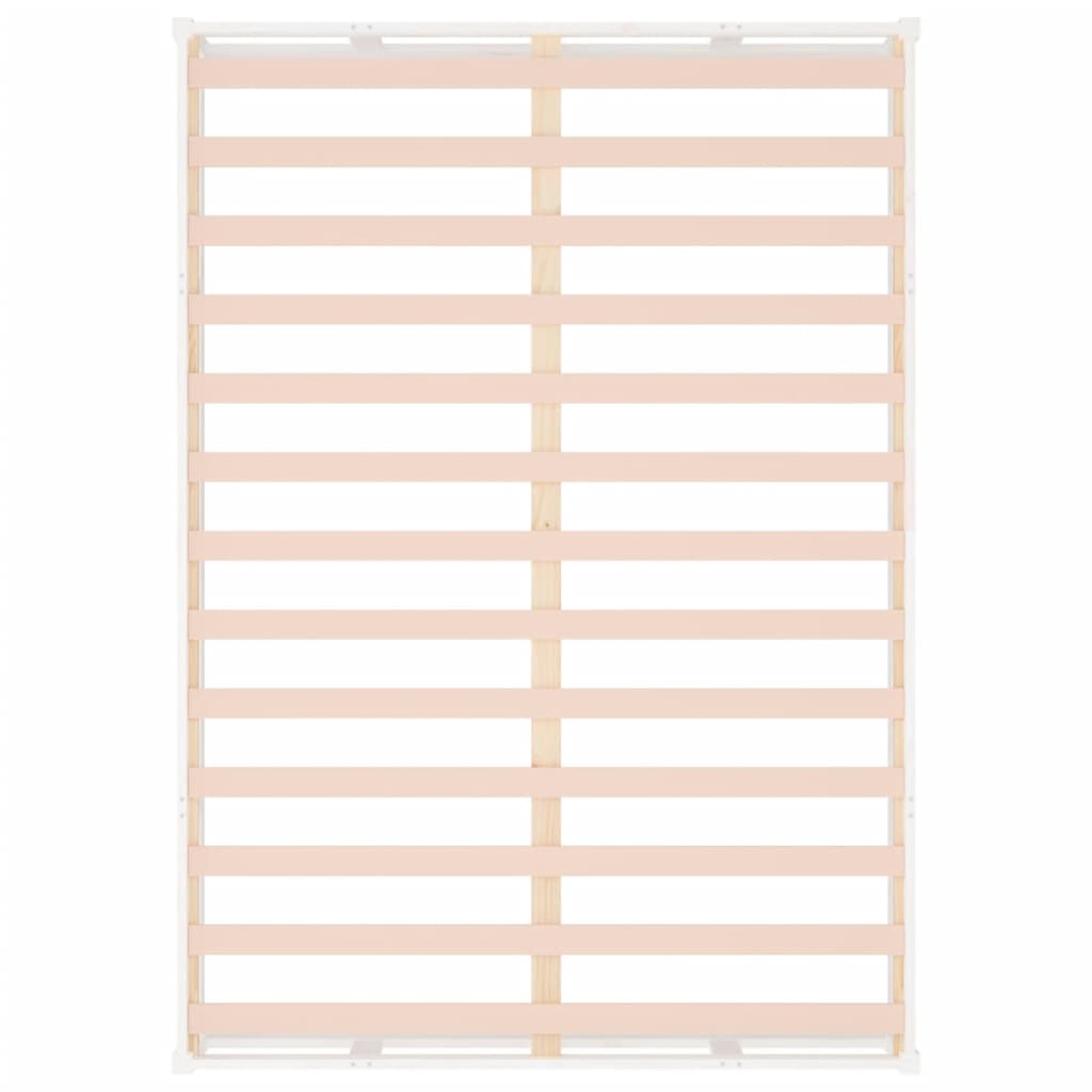 sengeramme 150x200 cm King Size massivt træ hvid