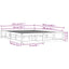 sengeramme 150x200 cm King Size massivt træ hvid