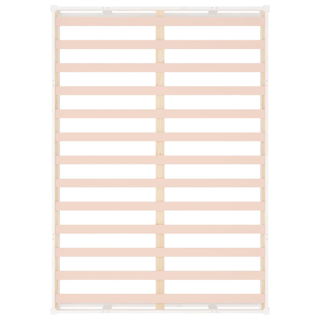 sengeramme 160x200 cm massivt træ hvid
