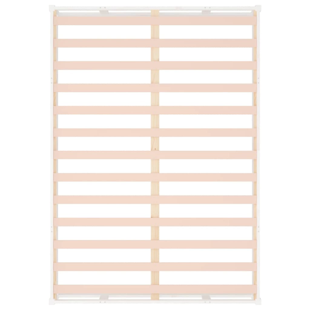 sengeramme 180x200 cm Super King massivt træ hvid