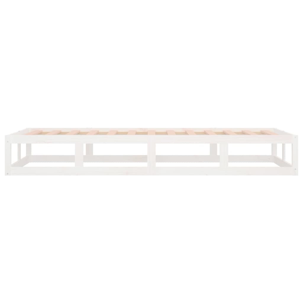 sengeramme 75x190 cm Small Single massivt træ hvid
