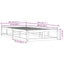 sengeramme 75x190 cm Small Single massivt træ hvid