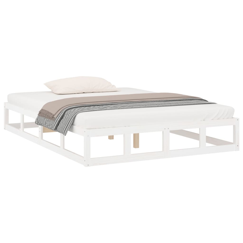 sengeramme 120x190 cm Small Double massivt træ hvid