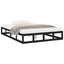 sengeramme 120x190 cm Small Double massivt træ sort