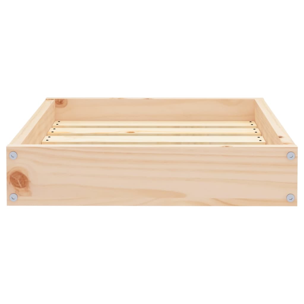 hundeseng 51,5x44x9 cm massivt fyrretræ