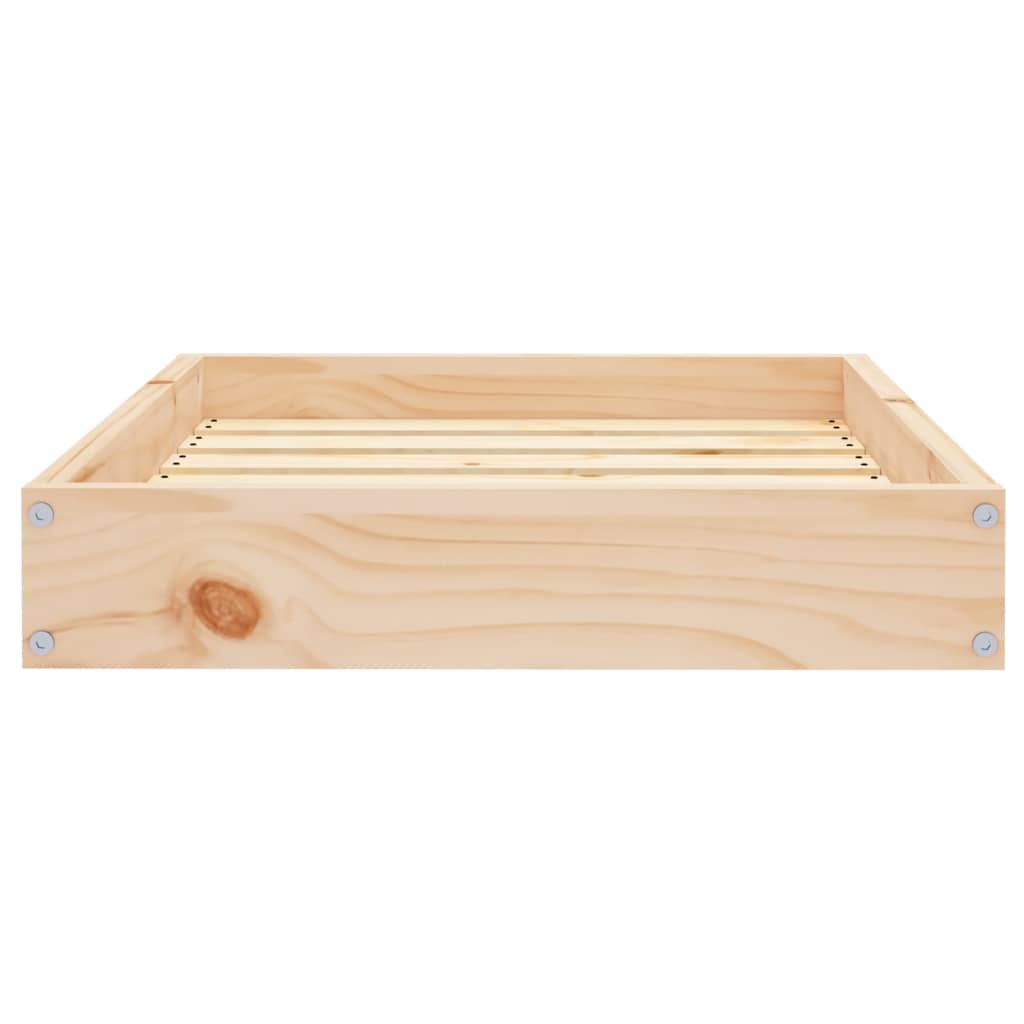 hundeseng 61,5x49x9 cm massivt fyrretræ