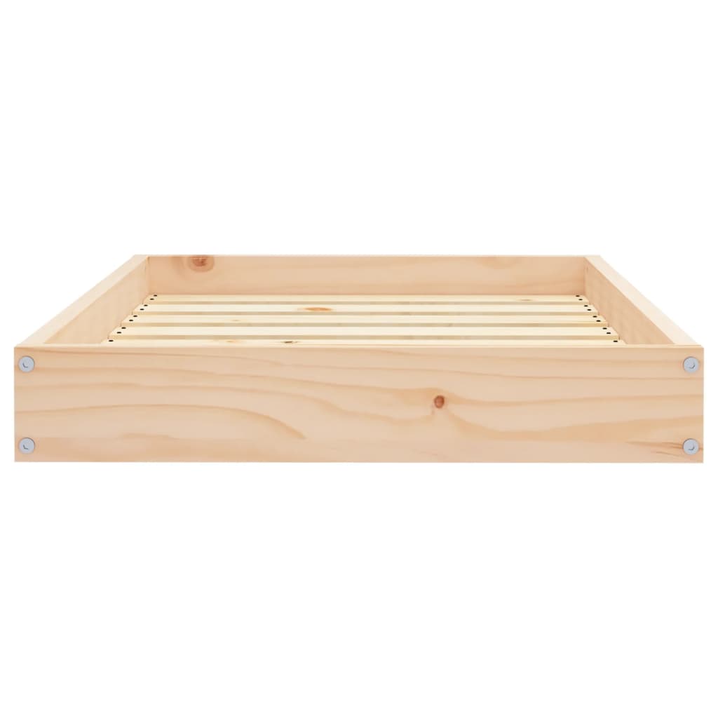 hundeseng 71,5x54x9 cm massivt fyrretræ