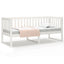 daybed uden madras 80x200 cm massivt fyrretræ hvid