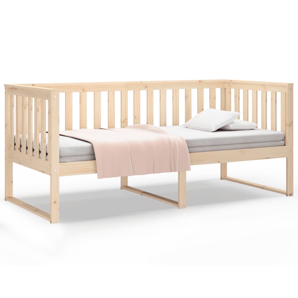 daybed uden madras 90x190 cm massivt fyrretræ