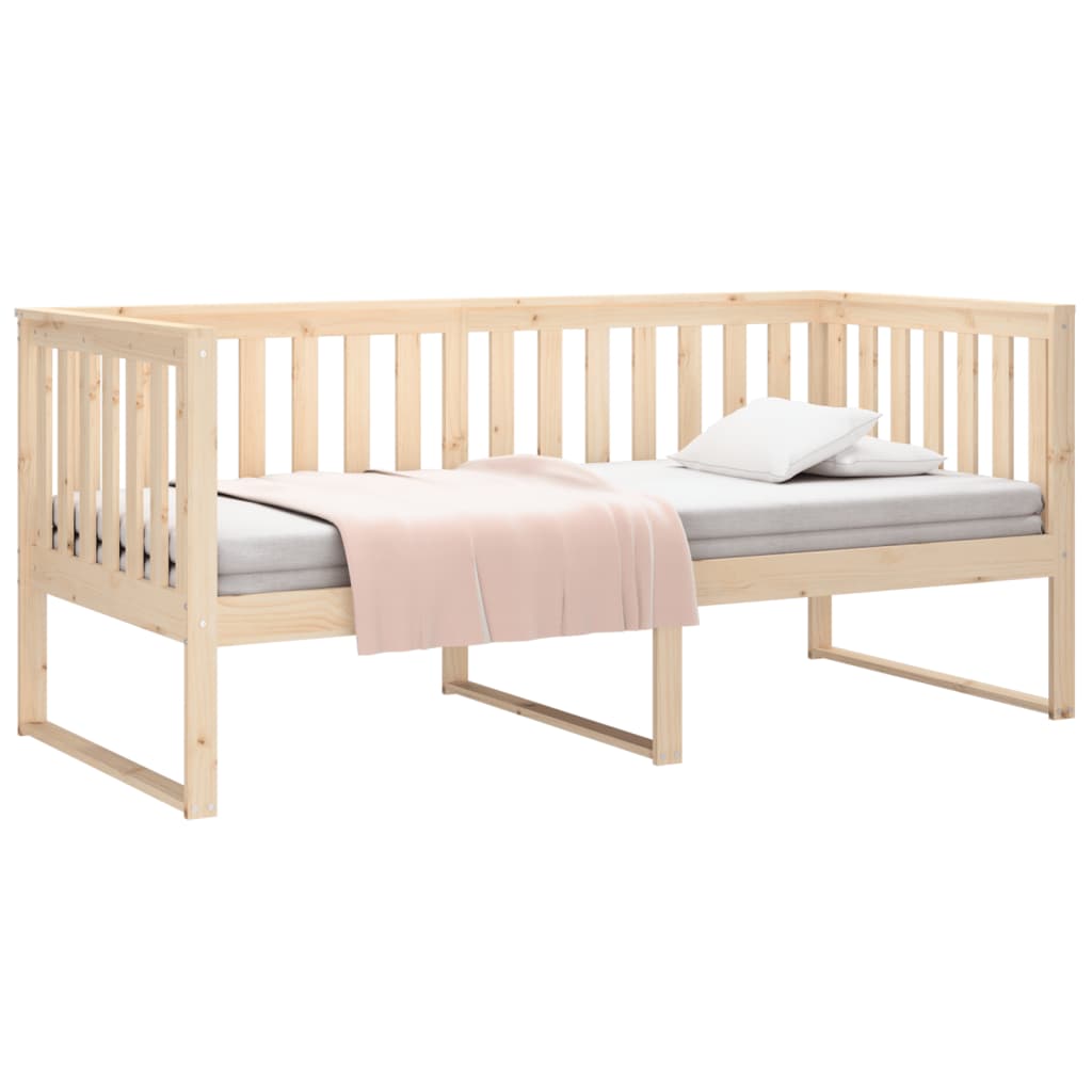 daybed uden madras 90x190 cm massivt fyrretræ