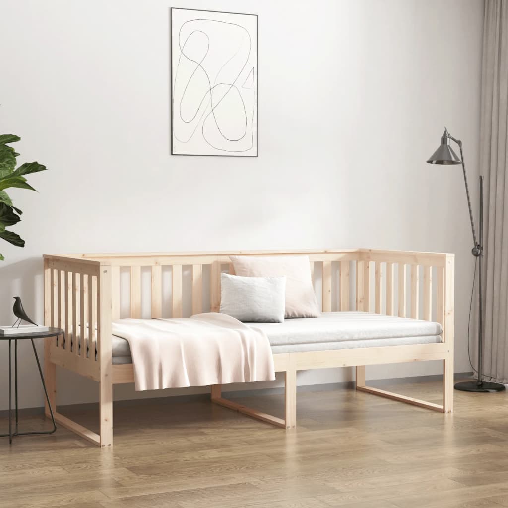 daybed uden madras 90x190 cm massivt fyrretræ