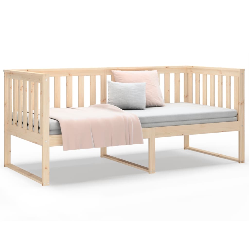 daybed uden madras 90x190 cm massivt fyrretræ