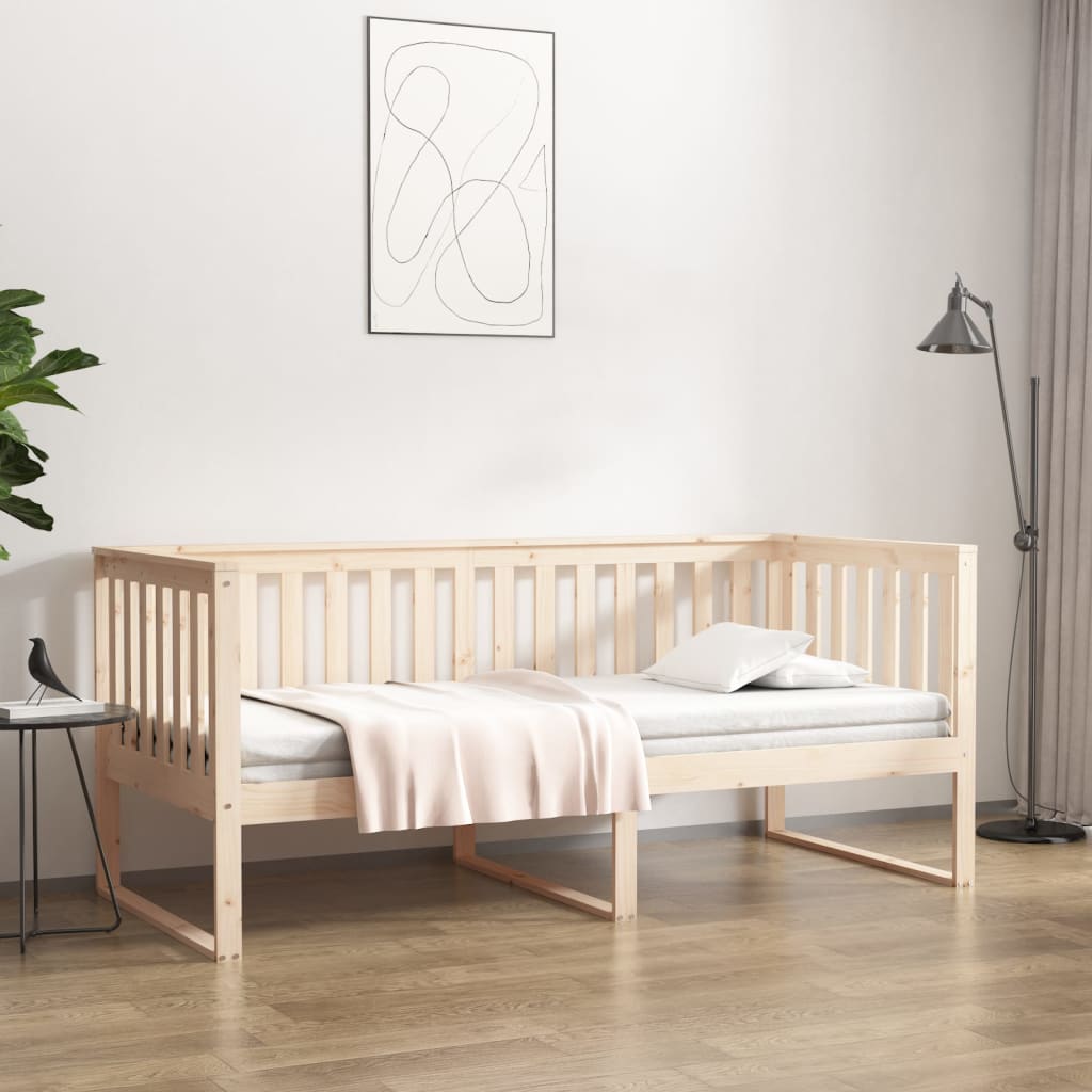 daybed uden madras 90x190 cm massivt fyrretræ