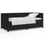 daybed 90x200 cm massivt fyrretræ sort