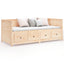 daybed uden madras 90x190 cm massivt fyrretræ