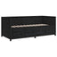 daybed 75x190 cm massivt fyrretræ sort