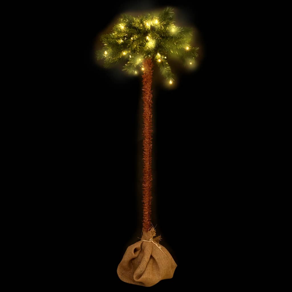 juletræ med LED-lys 180 cm