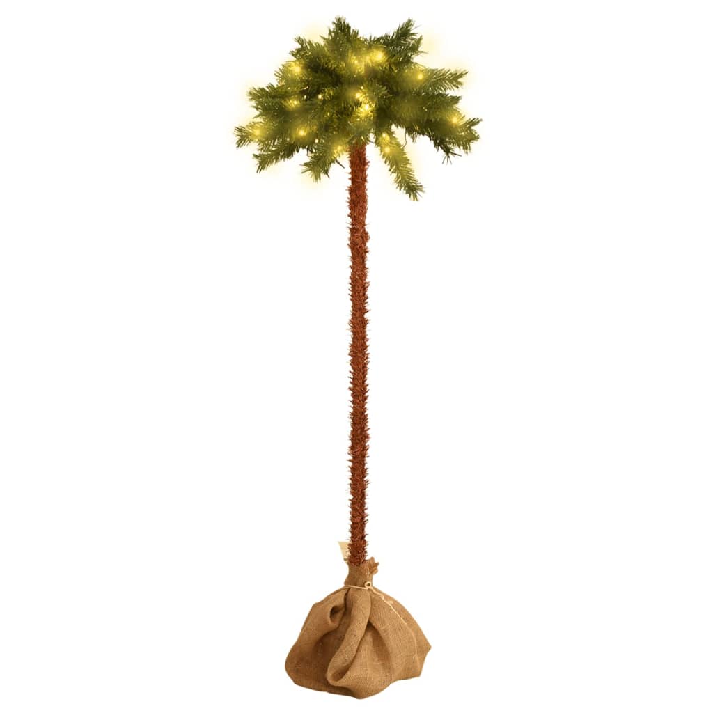 juletræ med LED-lys 210 cm