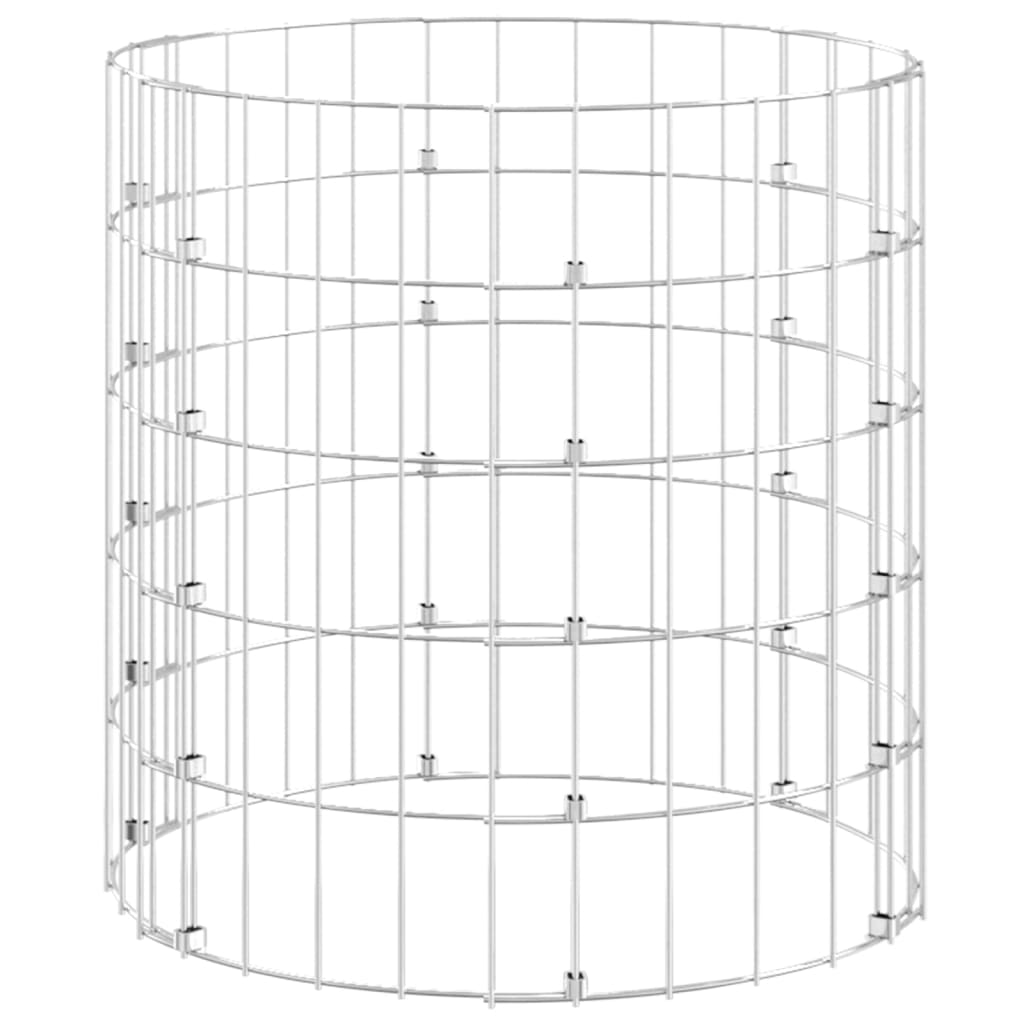 kompostbeholder Ø50x50 cm galvaniseret stål