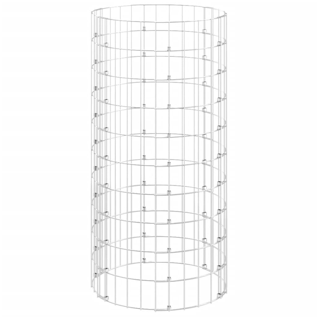 kompostbeholder Ø50x100 cm galvaniseret stål