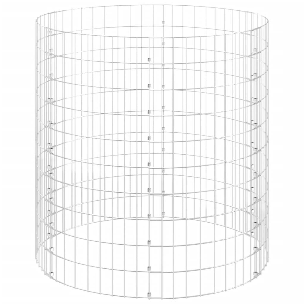 kompostbeholder Ø100x100 cm galvaniseret stål