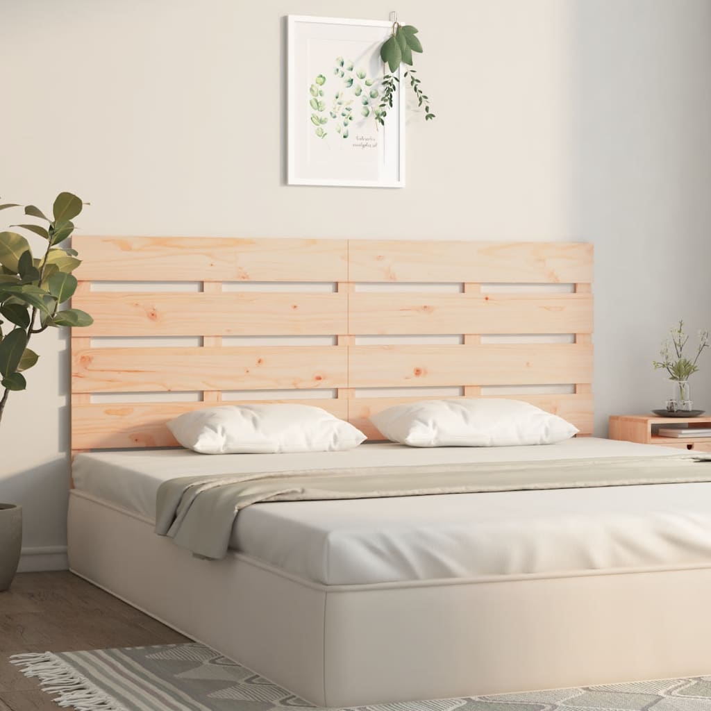 sengegærde 120x3x80 cm massivt fyrretræ