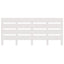 sengegavl 140x3x80 cm massivt fyrretræ hvid