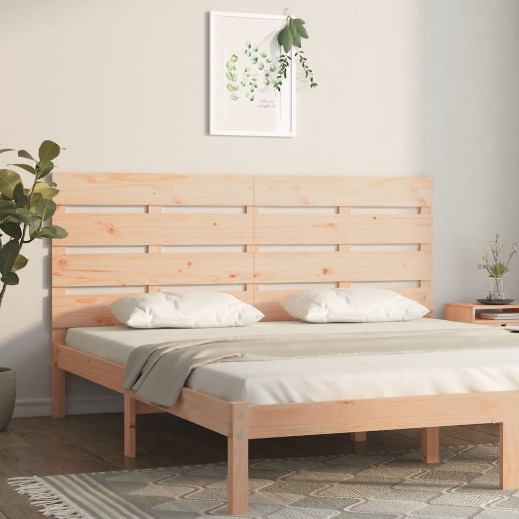 sengegærde 160x3x80 cm massivt fyrretræ