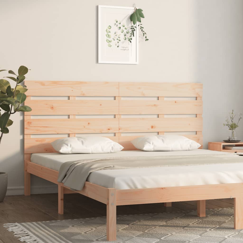 sengegærde 180x3x80 cm massivt fyrretræ