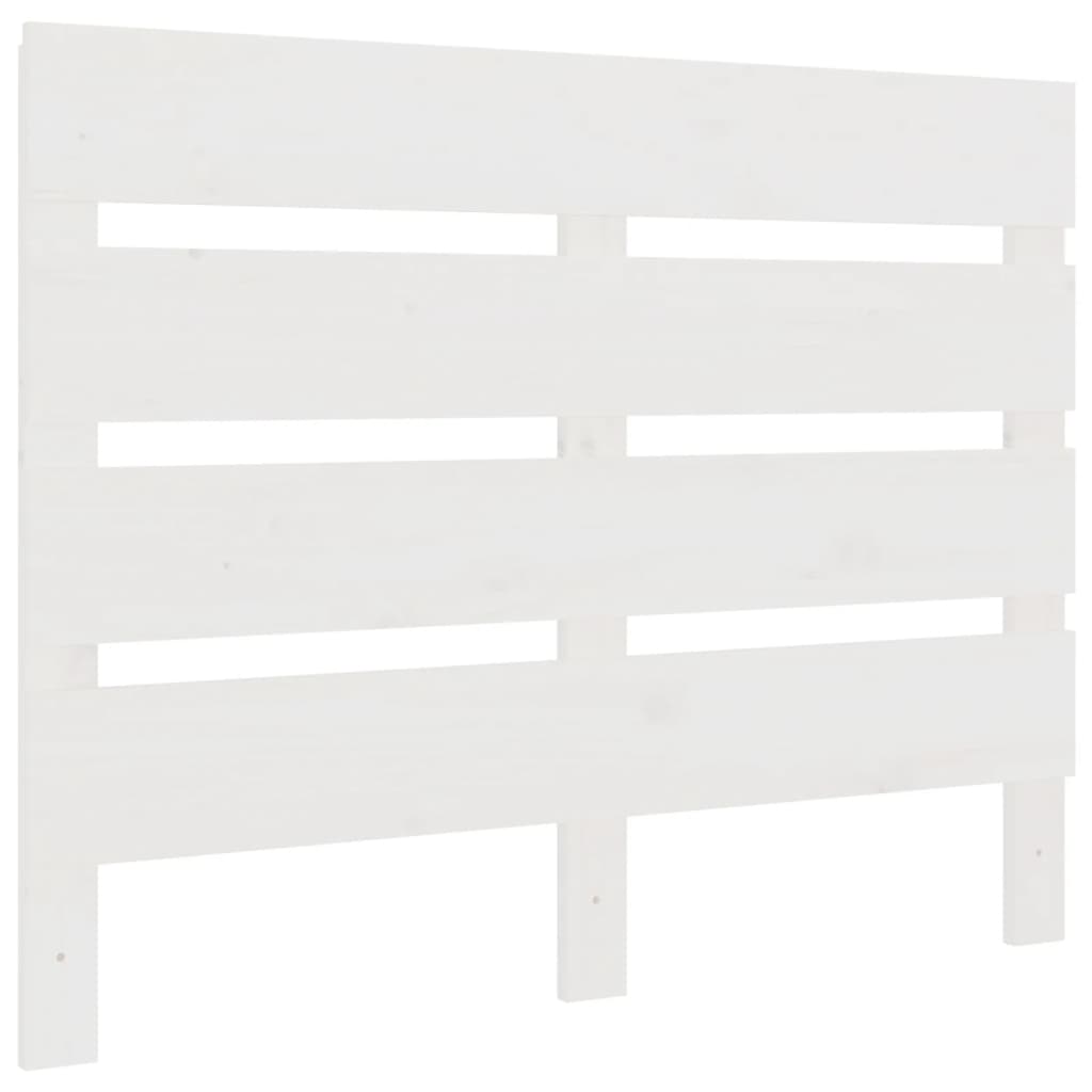 sengegærde 75x3x80 cm massivt fyrretræ hvid