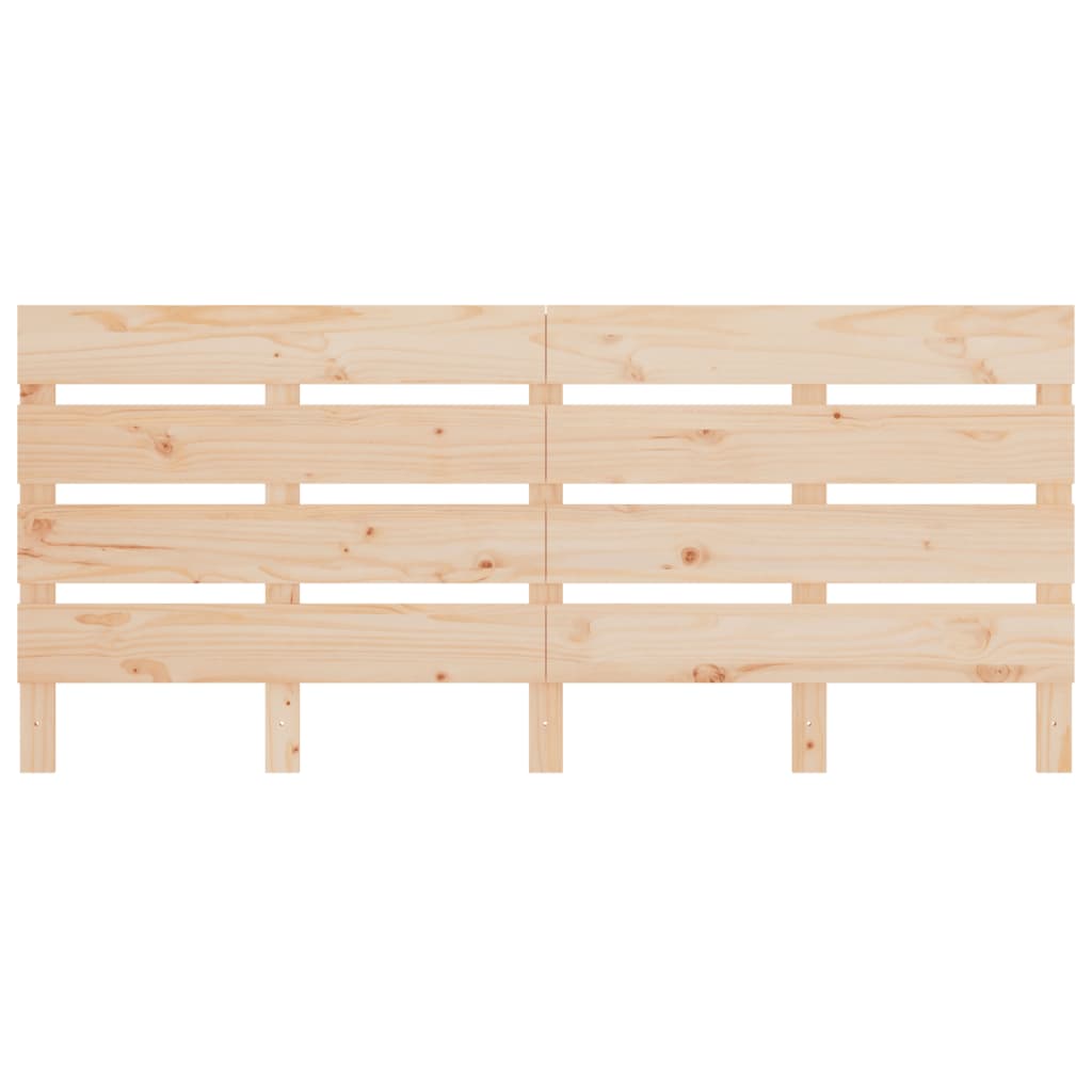 sengegærde 135x3x80 cm massivt fyrretræ