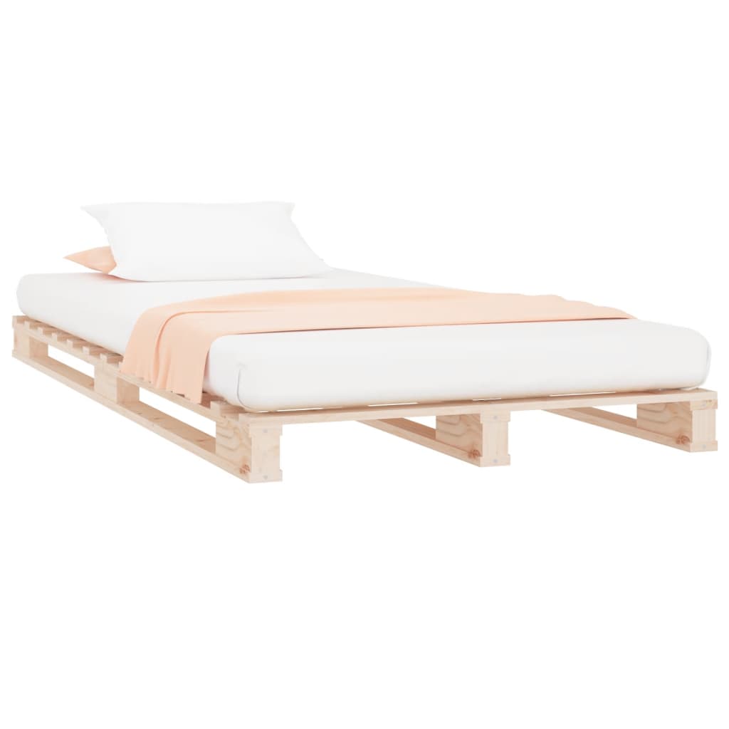 palleseng 75x190 cm Small Single massivt fyrretræ