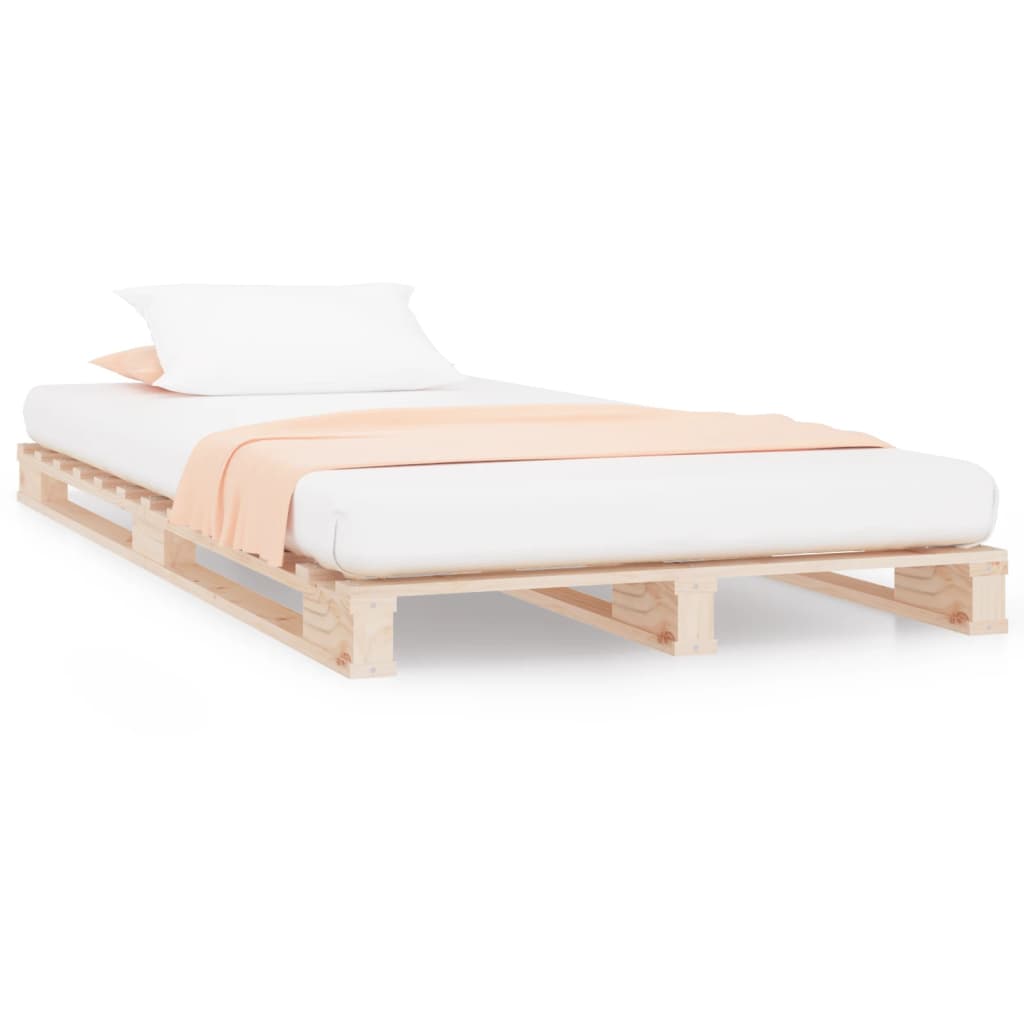 palleseng 90x190 cm Single massivt fyrretræ