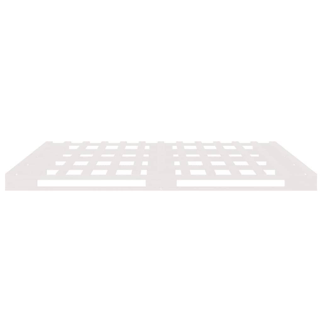 palleseng 120x190 cm Small Double massivt fyrretræ hvid