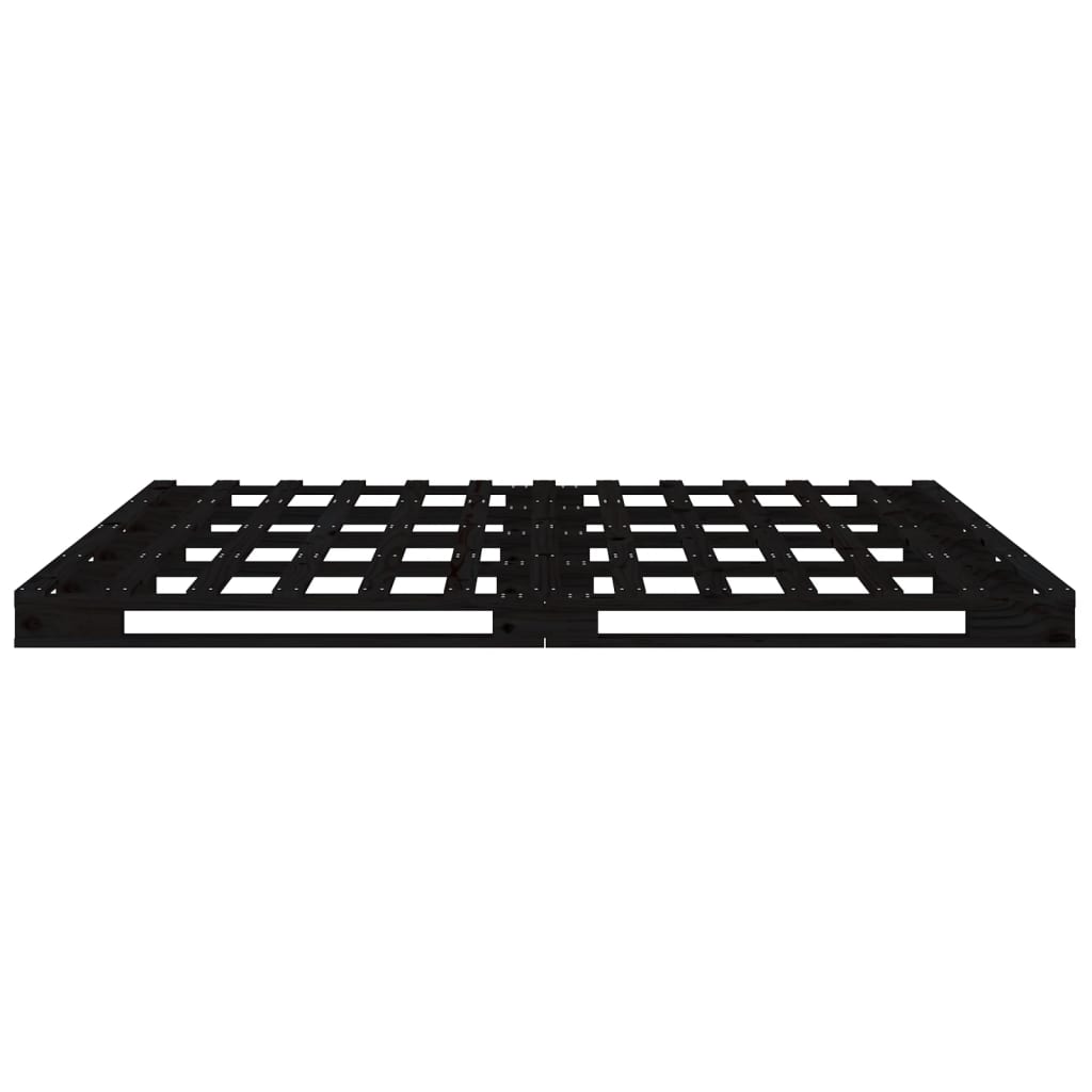 palleseng 120x190 cm Small Double massivt fyrretræ sort