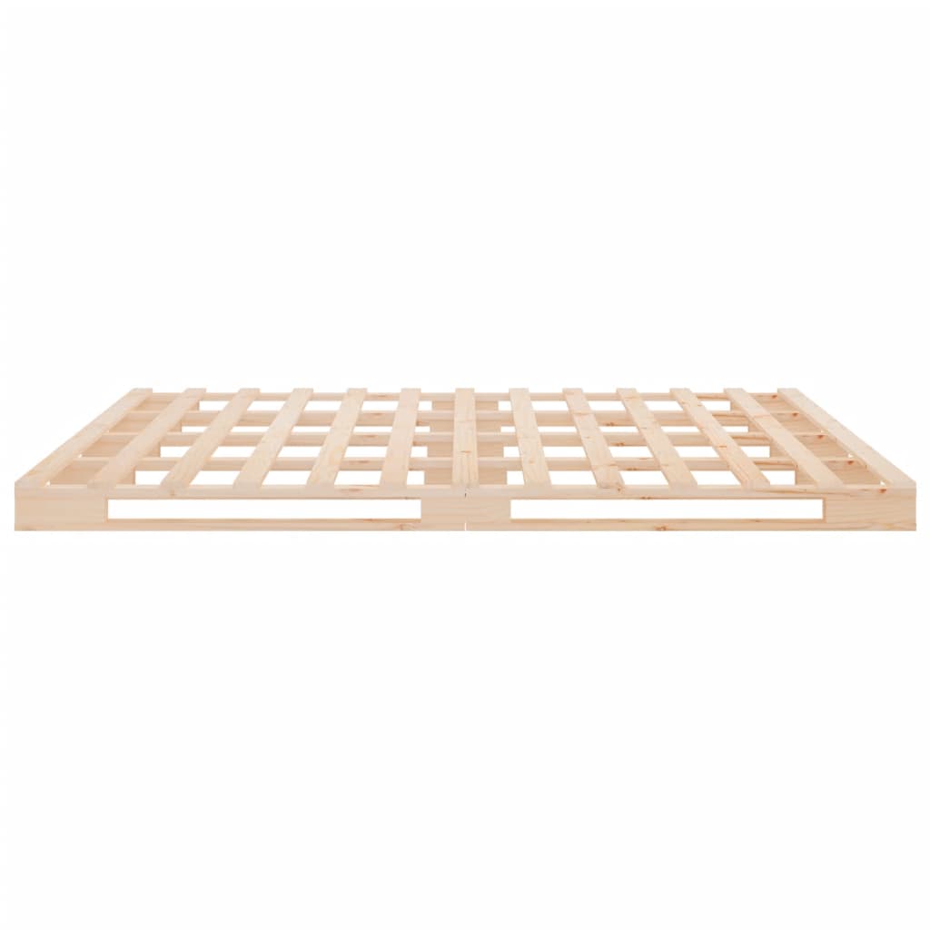 palleseng 135x190 cm dobbelt massivt fyrretræ
