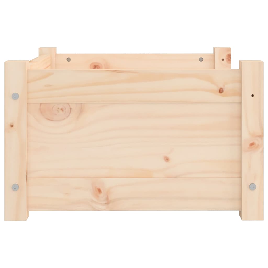 hundeseng 55,5x45,5x28 cm massivt fyrretræ