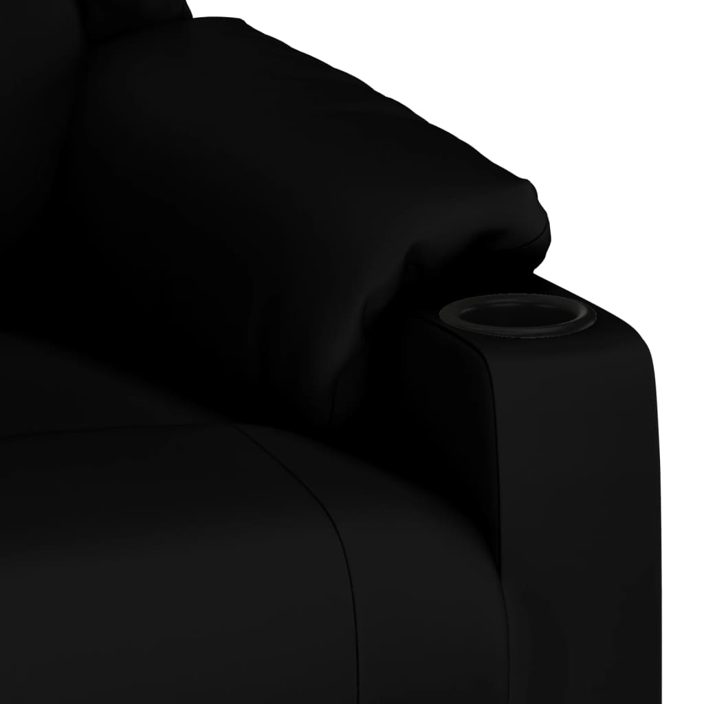 massagestol kunstlæder sort