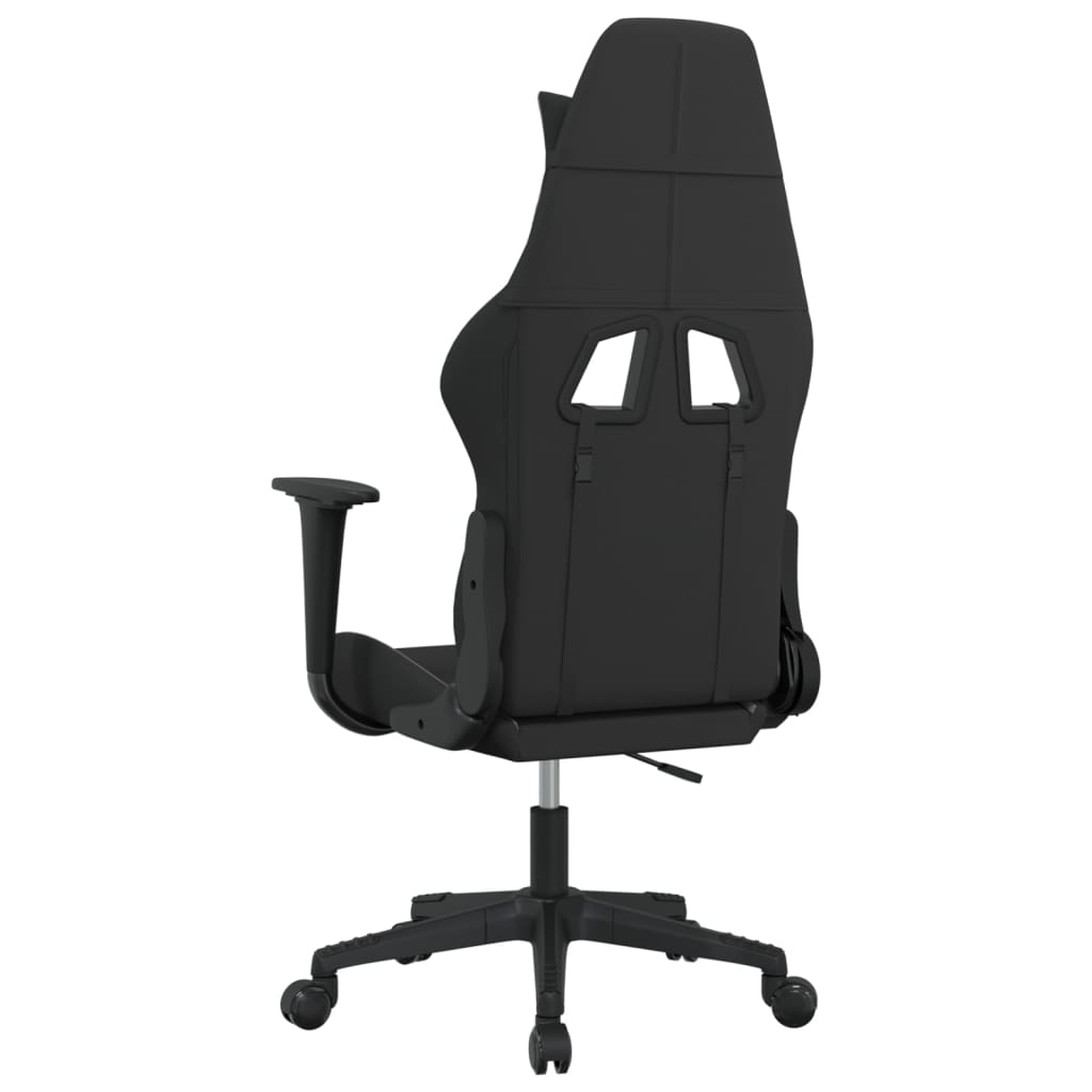 gamingstol med massagefunktion sort og lysegrå