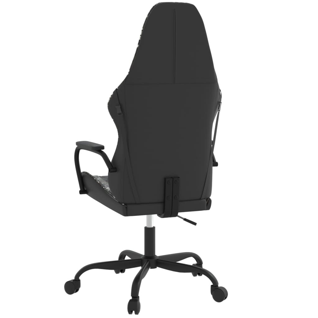 gamingstol m. massagefunktion kunstlæder sort og camouflage