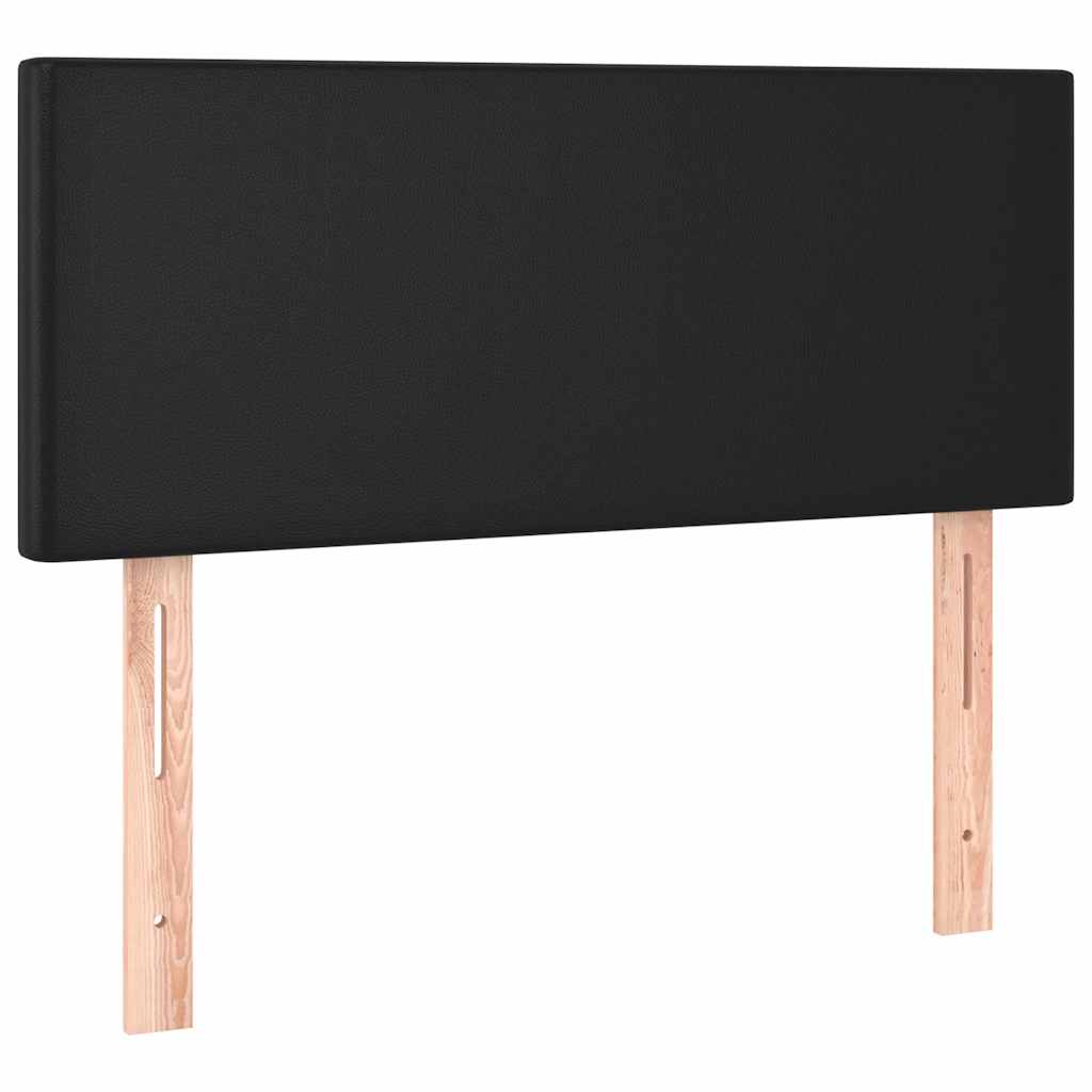 sengegavl 90x5x78/88 cm kunstlæder sort